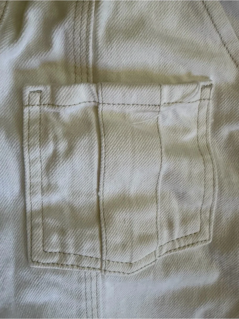 BDG Y2K Cargo Cream Wide-Leg Cargo Pants - Picture 3 of 8